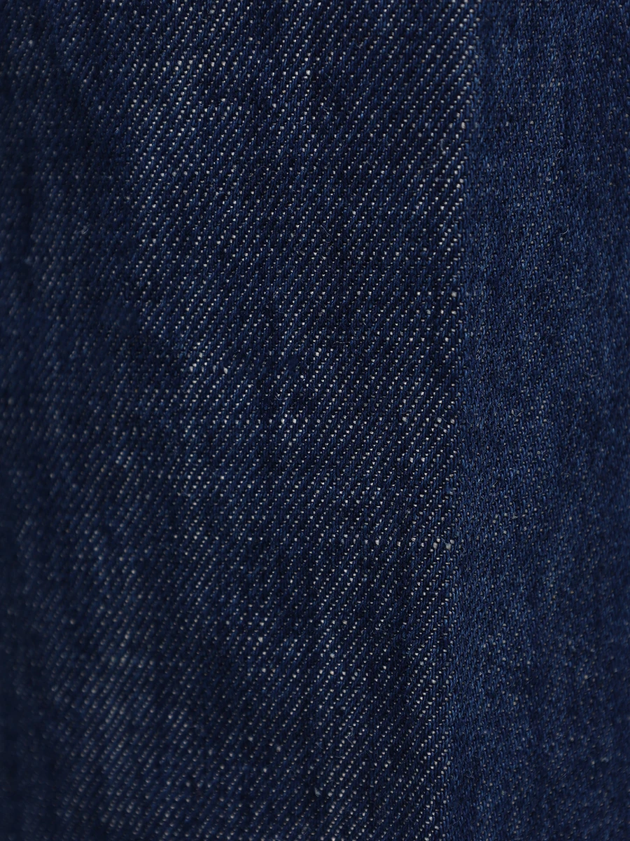 Джинсы Leisure Fit из хлопка и льна BRUNELLO CUCINELLI M239PE1710 C1468 Синий  Фото 6