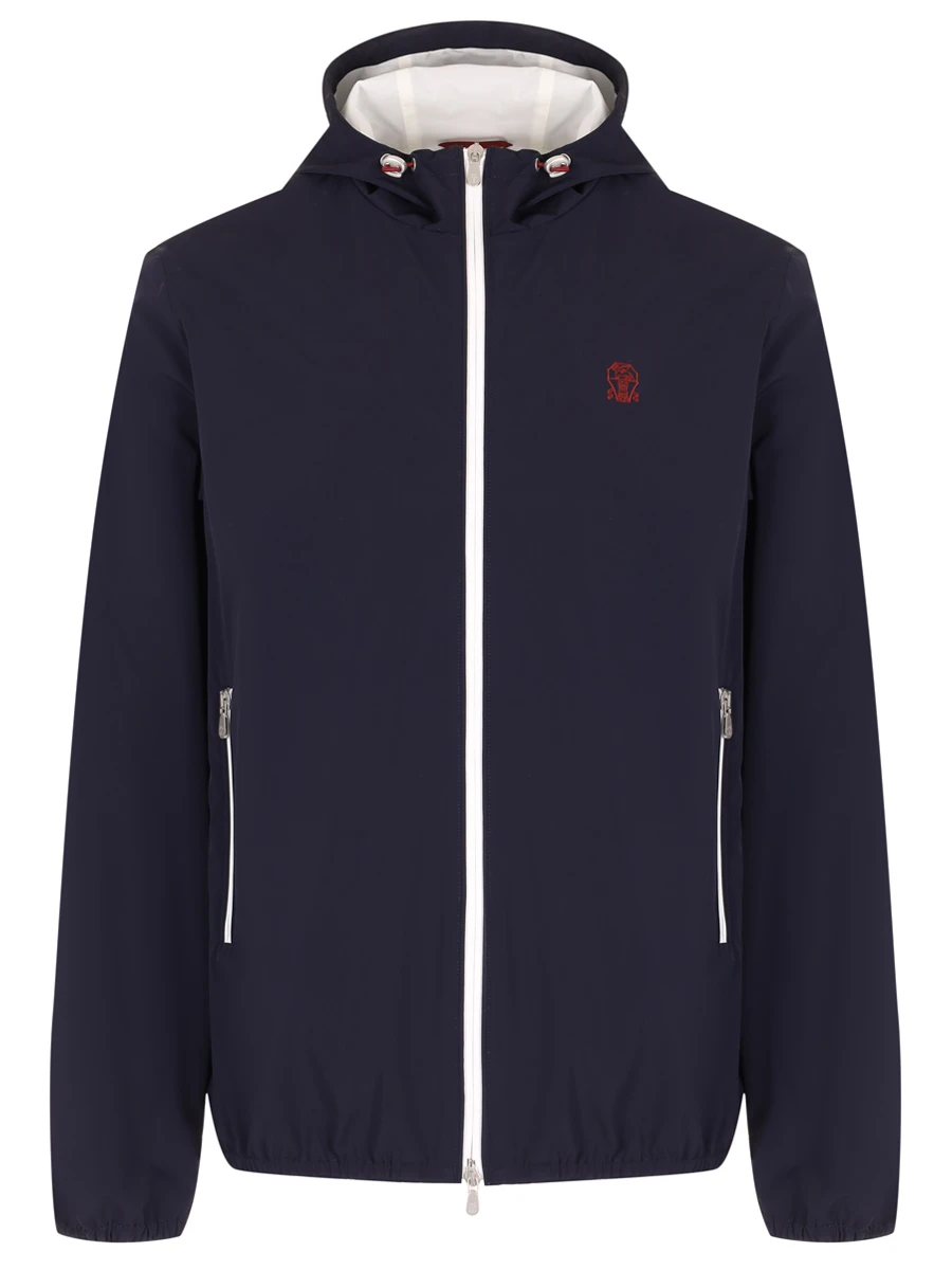 Куртка однотонная BRUNELLO CUCINELLI MM49A7440G 1086 Синий 