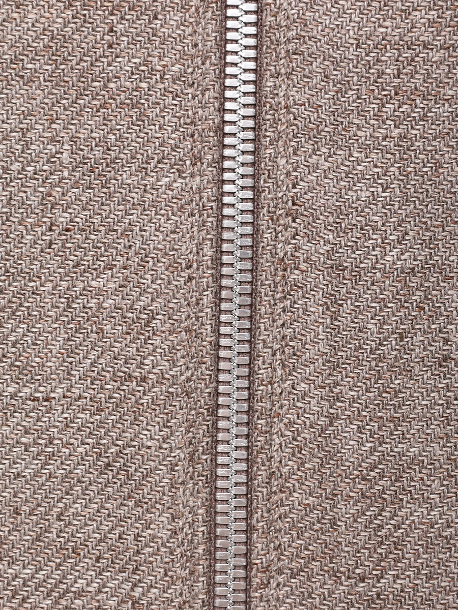 Бомбер льняной BRUNELLO CUCINELLI MW4826509 C2166 Бежевый  Фото 6