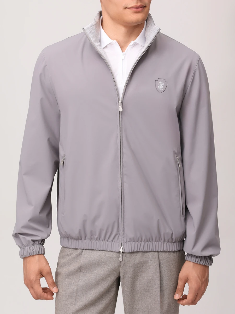 Бомбер двусторонний BRUNELLO CUCINELLI MD8217440F CYP44 Серый  Фото 5