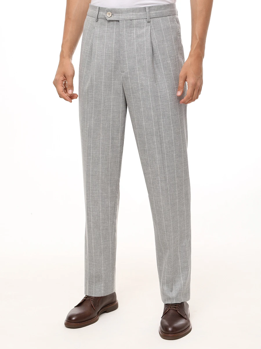 Костюм шерстяной BRUNELLO CUCINELLI MR473LDBH C004 Серый  Фото 7