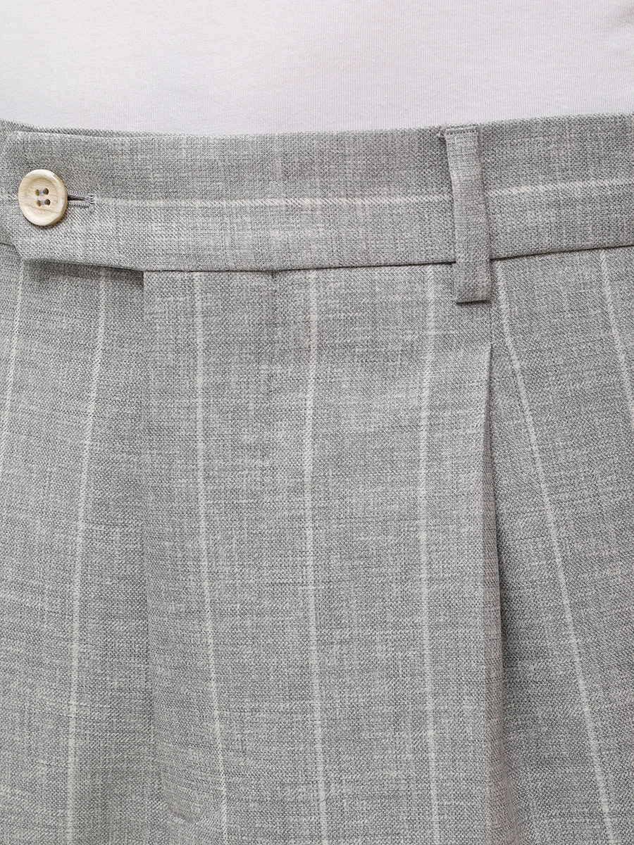 Костюм шерстяной BRUNELLO CUCINELLI MR473LDBH C004 Серый  Фото 8