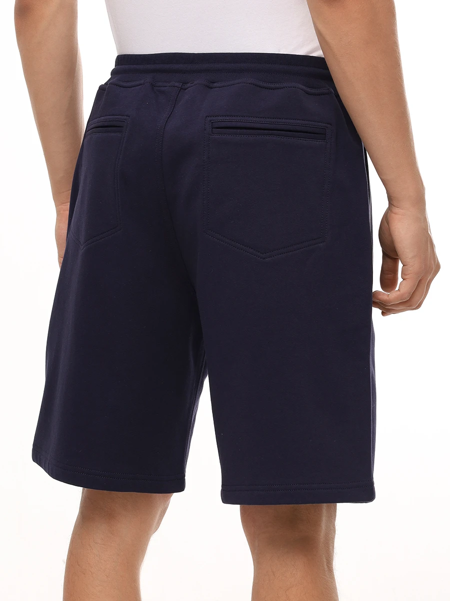 Шорты хлопковые BRUNELLO CUCINELLI MW8633318G C6134 Синий  Фото 3