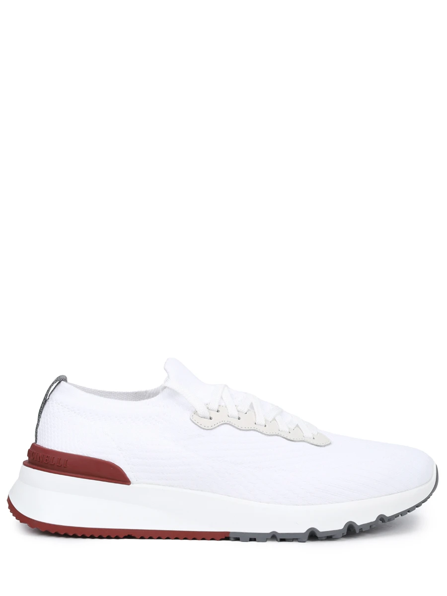 Кроссовки текстильные BRUNELLO CUCINELLI MZUPMBO252 CJ987 Белый 