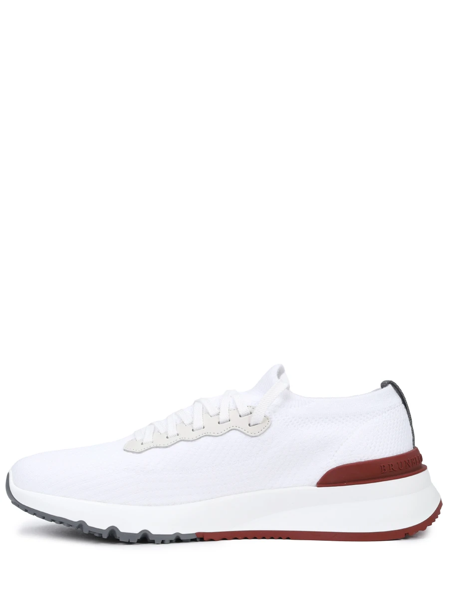 Кроссовки текстильные BRUNELLO CUCINELLI MZUPMBO252 CJ987 Белый  Фото 3