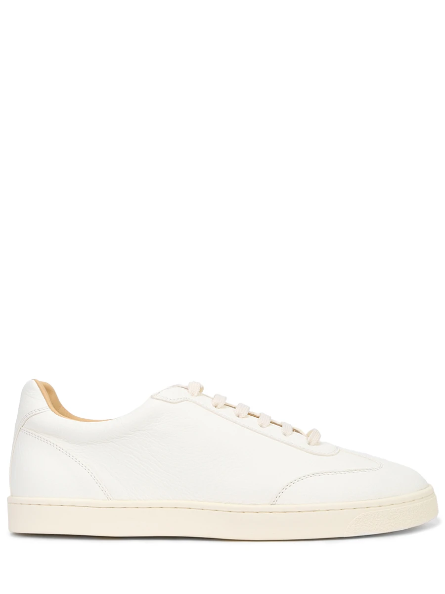 Кеды кожаные BRUNELLO CUCINELLI MZUOLYN311 C6293 Белый 