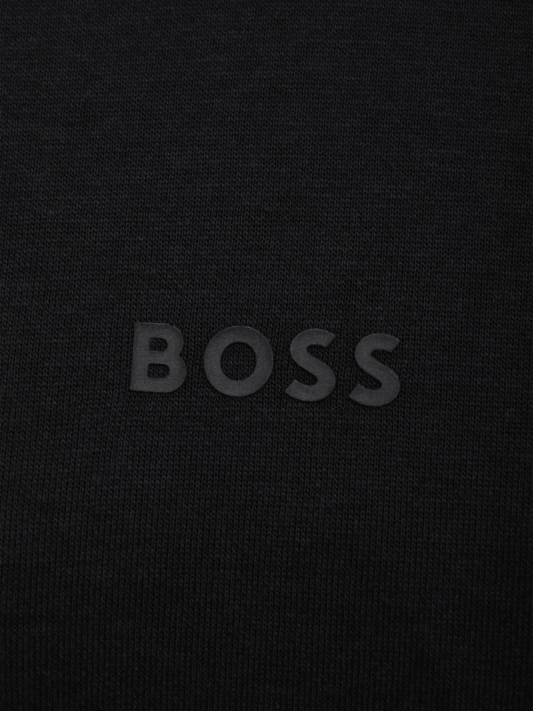 Худи из хлопка и лиоцелла BOSS 50524760/001 Черный  Фото 6