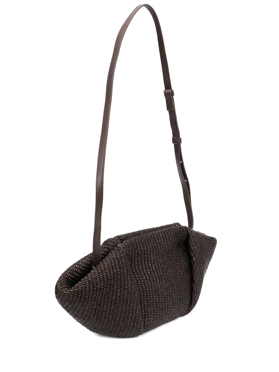 Сумка Pouch Marina из рафии BRUNELLO CUCINELLI MB39D2697 C300 Коричневый  Фото 3