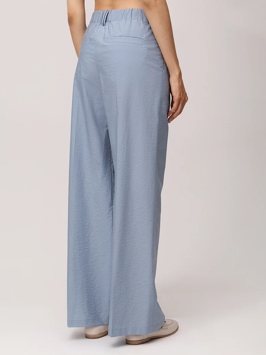 Брюки хлопковые BRUNELLO CUCINELLI M0F79P8853 C2873 Голубой  Фото 3