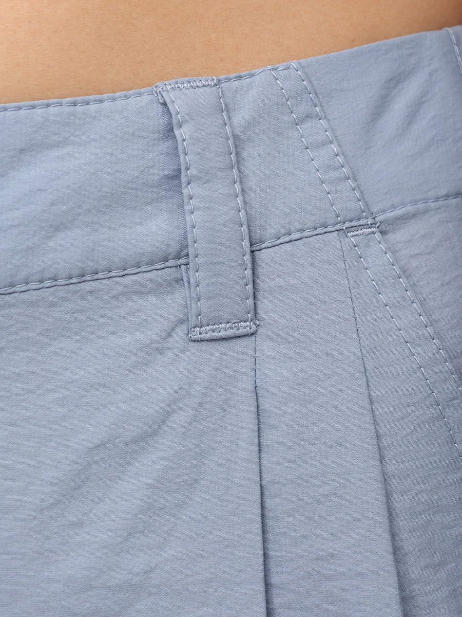 Брюки хлопковые BRUNELLO CUCINELLI M0F79P8853 C2873 Голубой  Фото 6