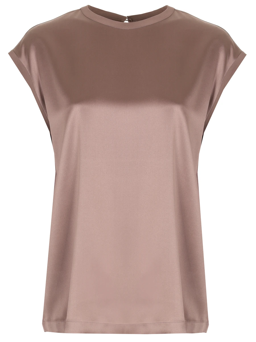 

Топ шелковый, Коричневый, M0C59EH500 C2925