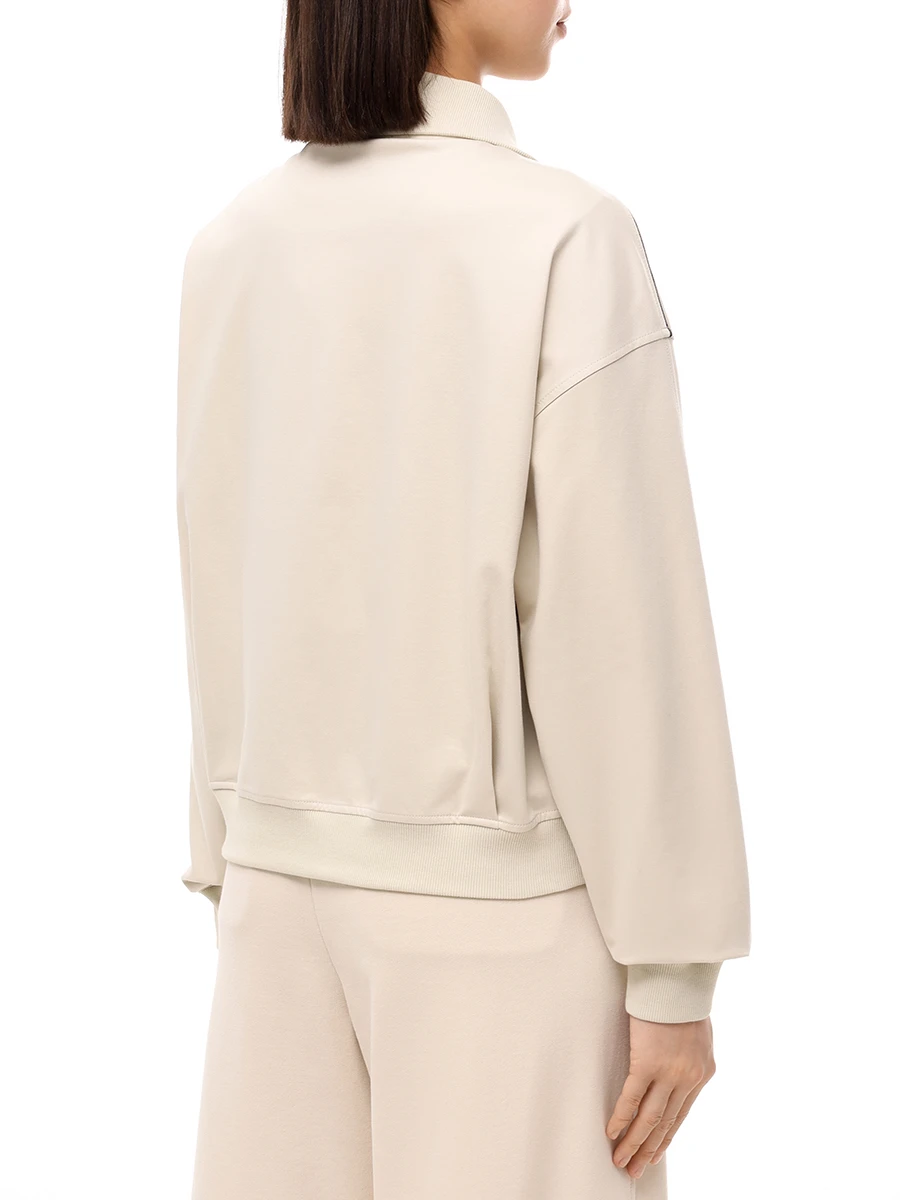 Олимпийка хлопковая BRUNELLO CUCINELLI ML946FB716 C2869 Бежевый  Фото 3