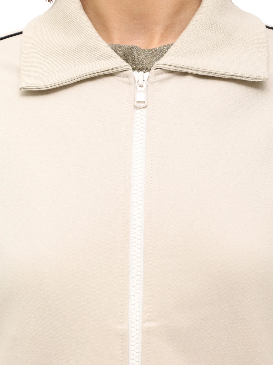 Олимпийка хлопковая BRUNELLO CUCINELLI ML946FB716 C2869 Бежевый  Фото 5