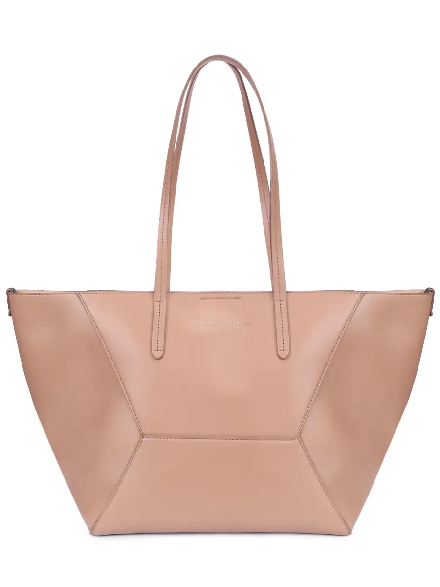 Сумка кожаная BC Duo BRUNELLO CUCINELLI MBHED2573 C7601 Бежевый 