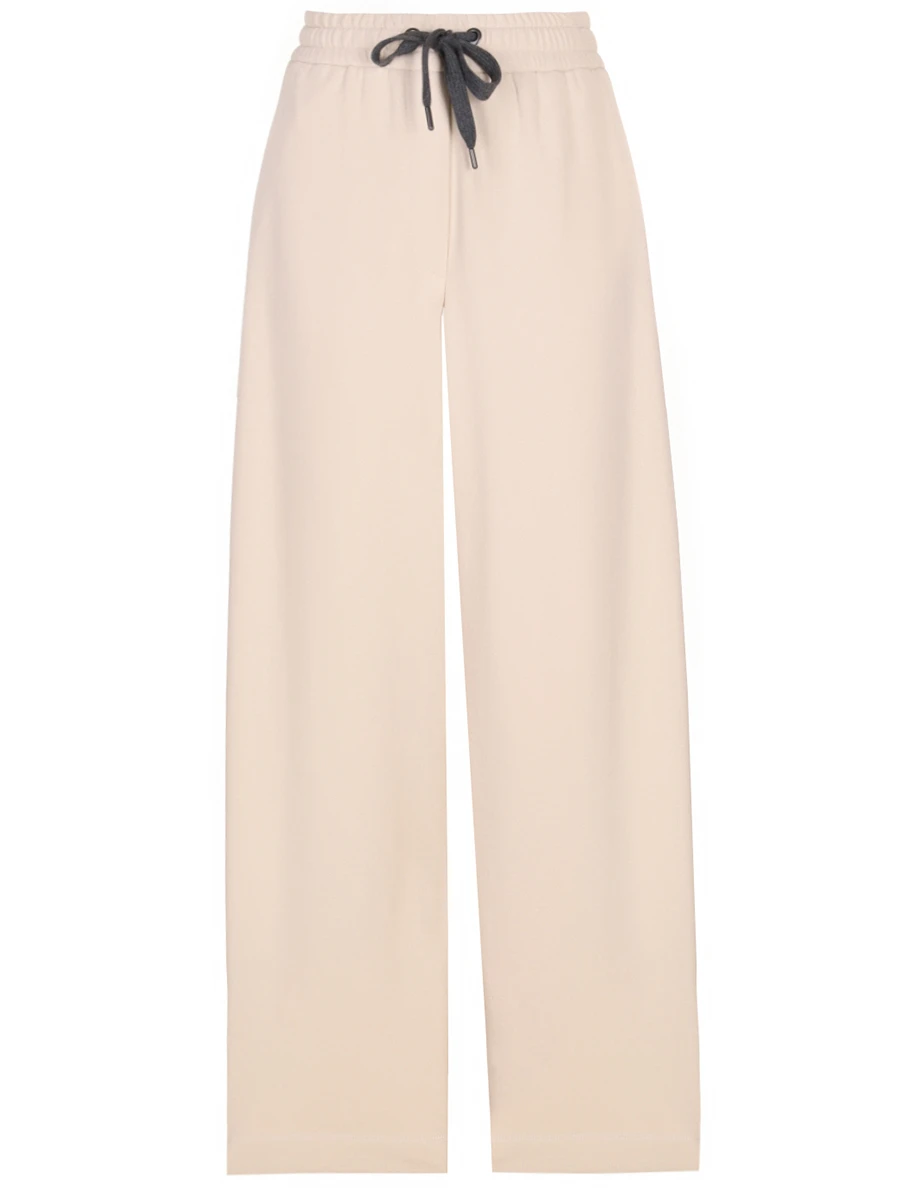 Брюки хлопковые BRUNELLO CUCINELLI MN05NVE399 C2869 Бежевый 