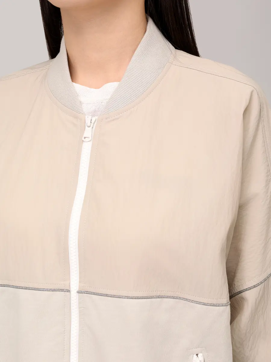 Олимпийка комбинированная BRUNELLO CUCINELLI MH827VE706 C9732 Бежевый  Фото 5