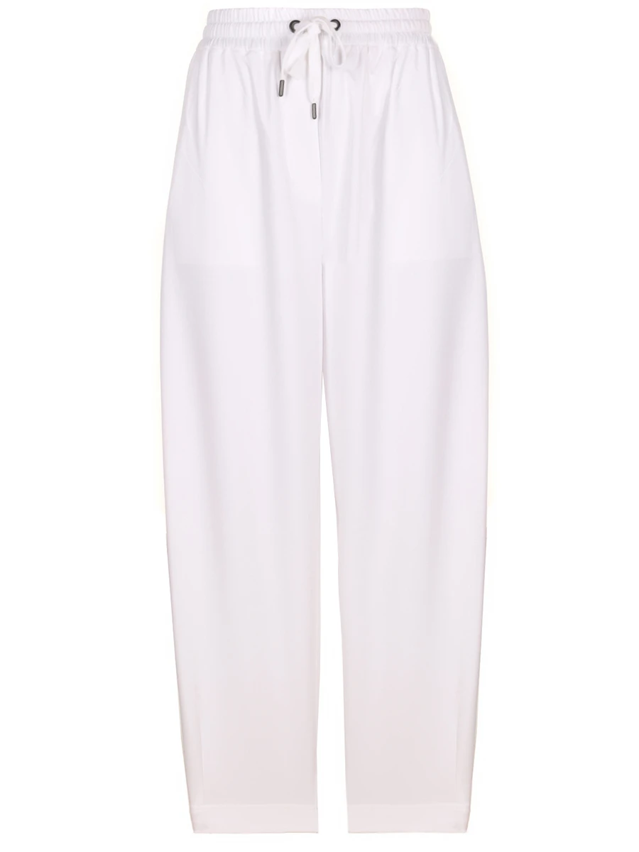 Брюки хлопковые BRUNELLO CUCINELLI ML946FB789 C159 Белый 