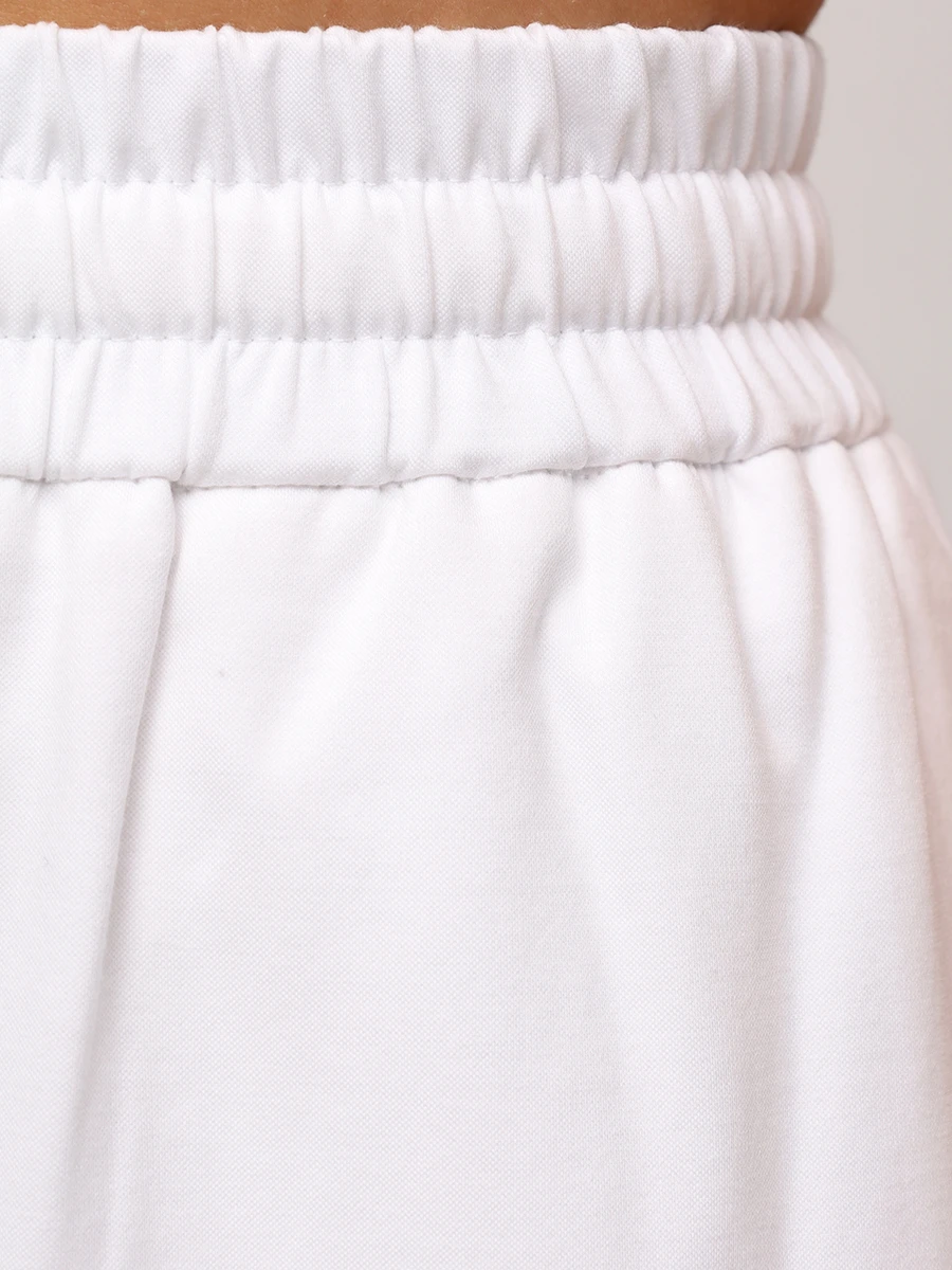 Брюки хлопковые BRUNELLO CUCINELLI ML946FB789 C159 Белый  Фото 6