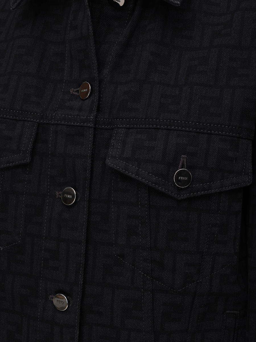 

Куртка джинсовая, Черный, FLF799 AT1B F0GME