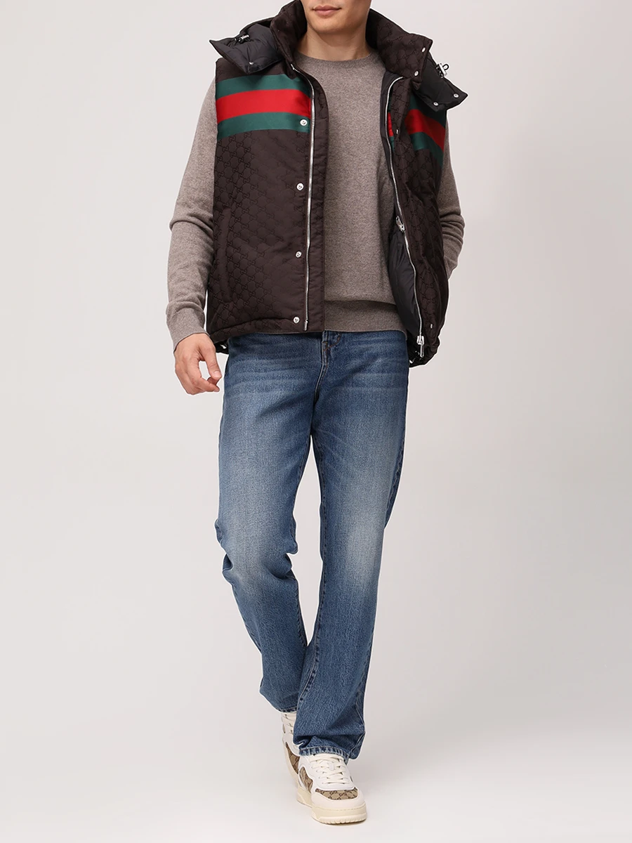 Жилет пуховый GUCCI 794827 Z8BTE 2159 Черный  Фото 2