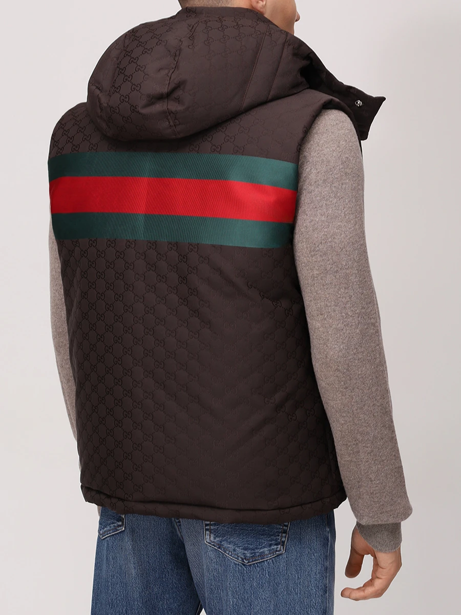 Жилет пуховый GUCCI 794827 Z8BTE 2159 Черный  Фото 3