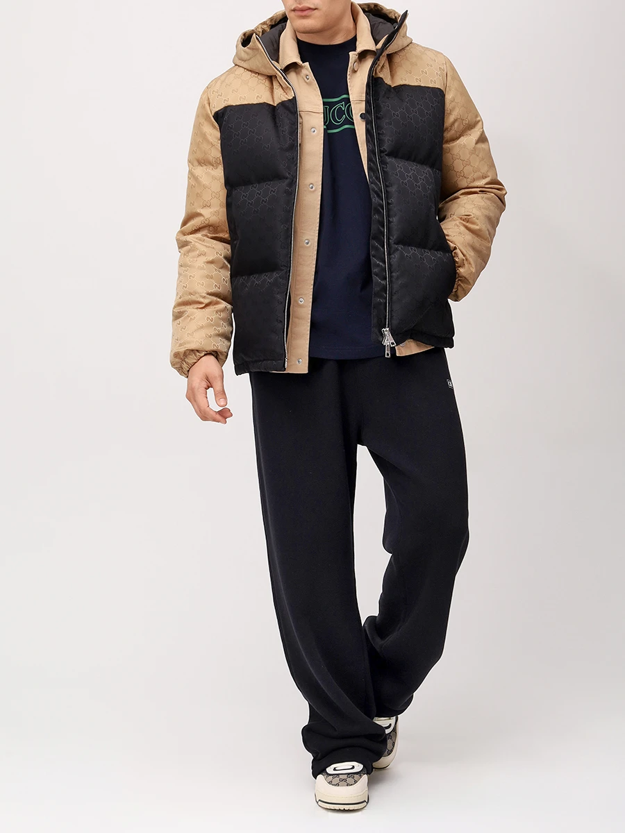 Пуховик стеганый GUCCI 794823 Z8BUL 1043 Бежевый  Фото 2