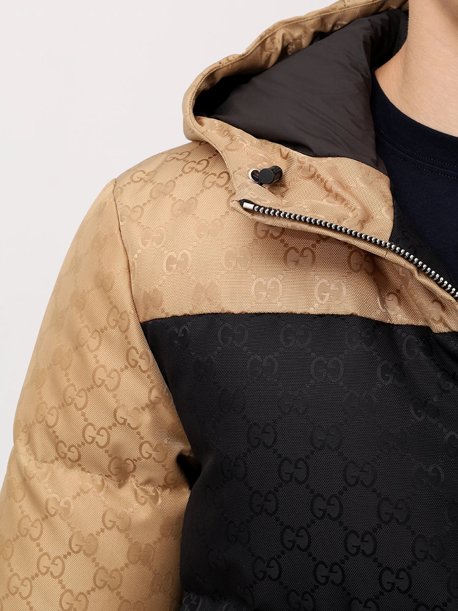 Пуховик стеганый GUCCI 794823 Z8BUL 1043 Бежевый  Фото 5