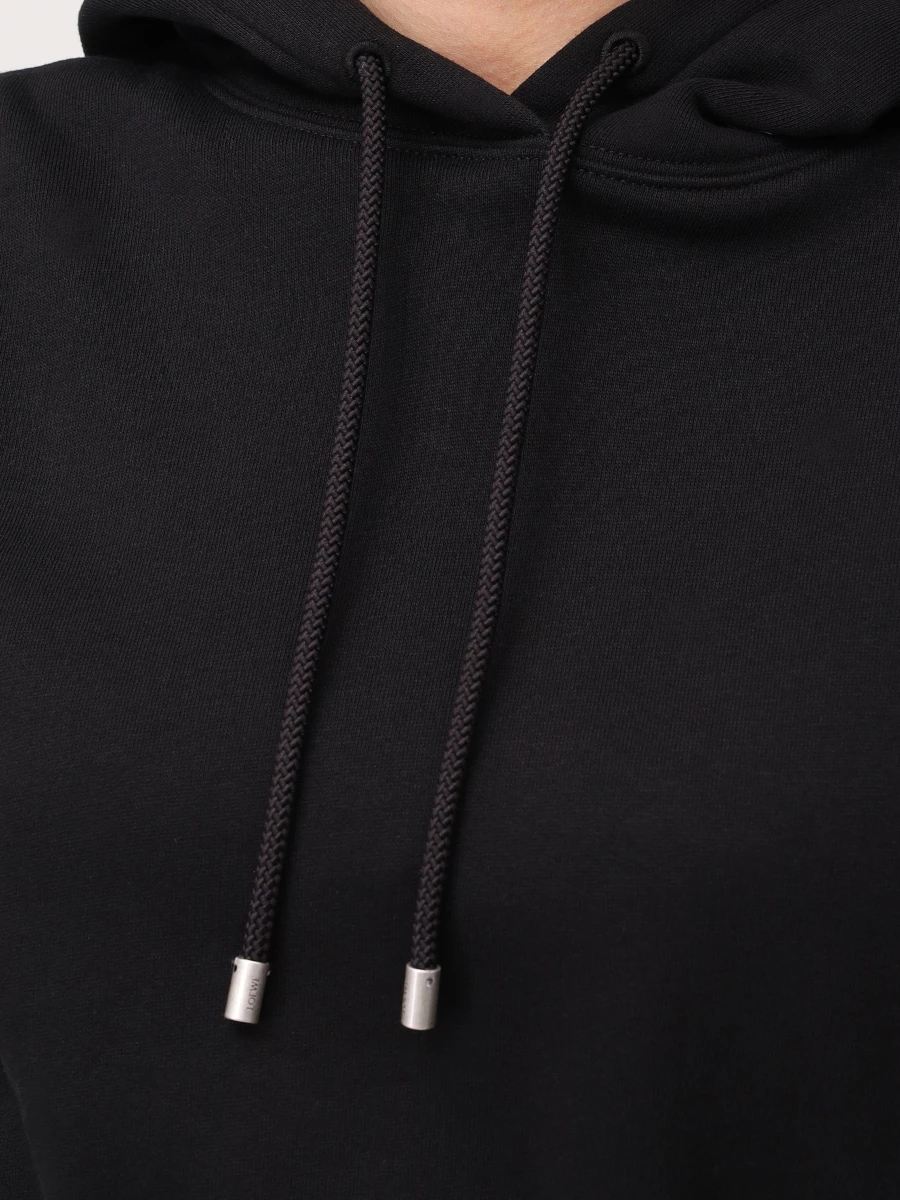 Худи хлопковое LOEWE S359Y25X45 1100 Черный  Фото 5