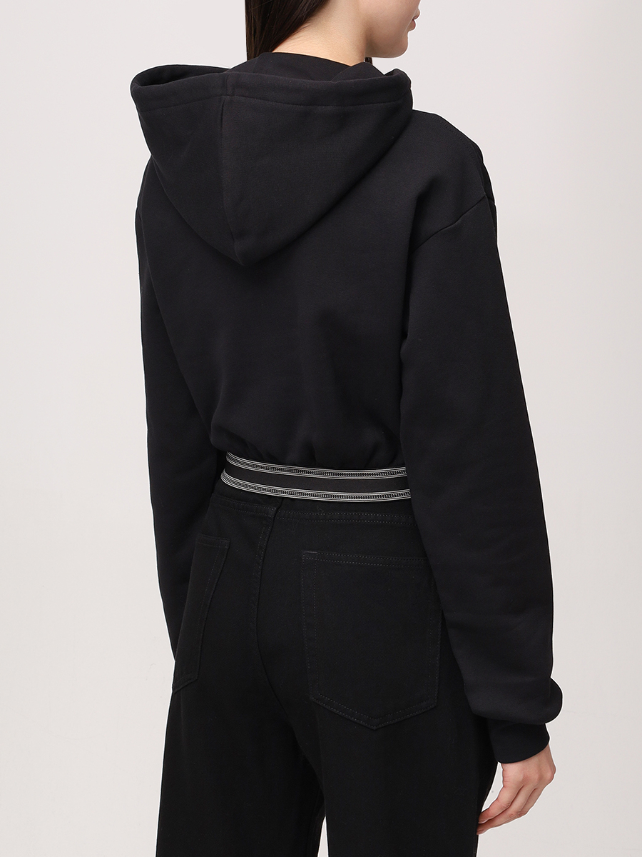 Худи хлопковое LOEWE S359Y25X45 1100 Черный  Фото 3