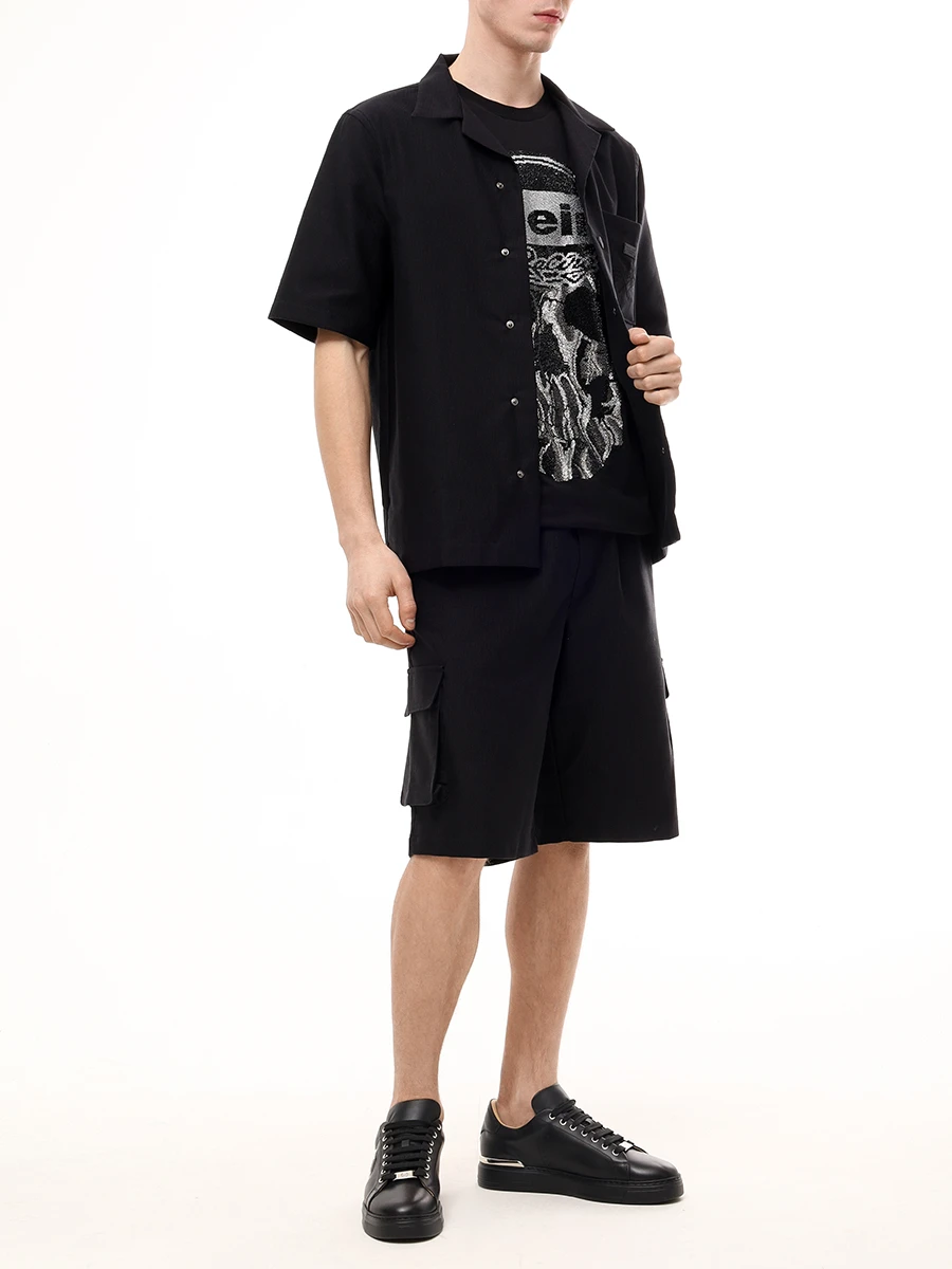 Костюм хлопковый PHILIPP PLEIN MRP2349/MRT1461 02 Черный  Фото 2