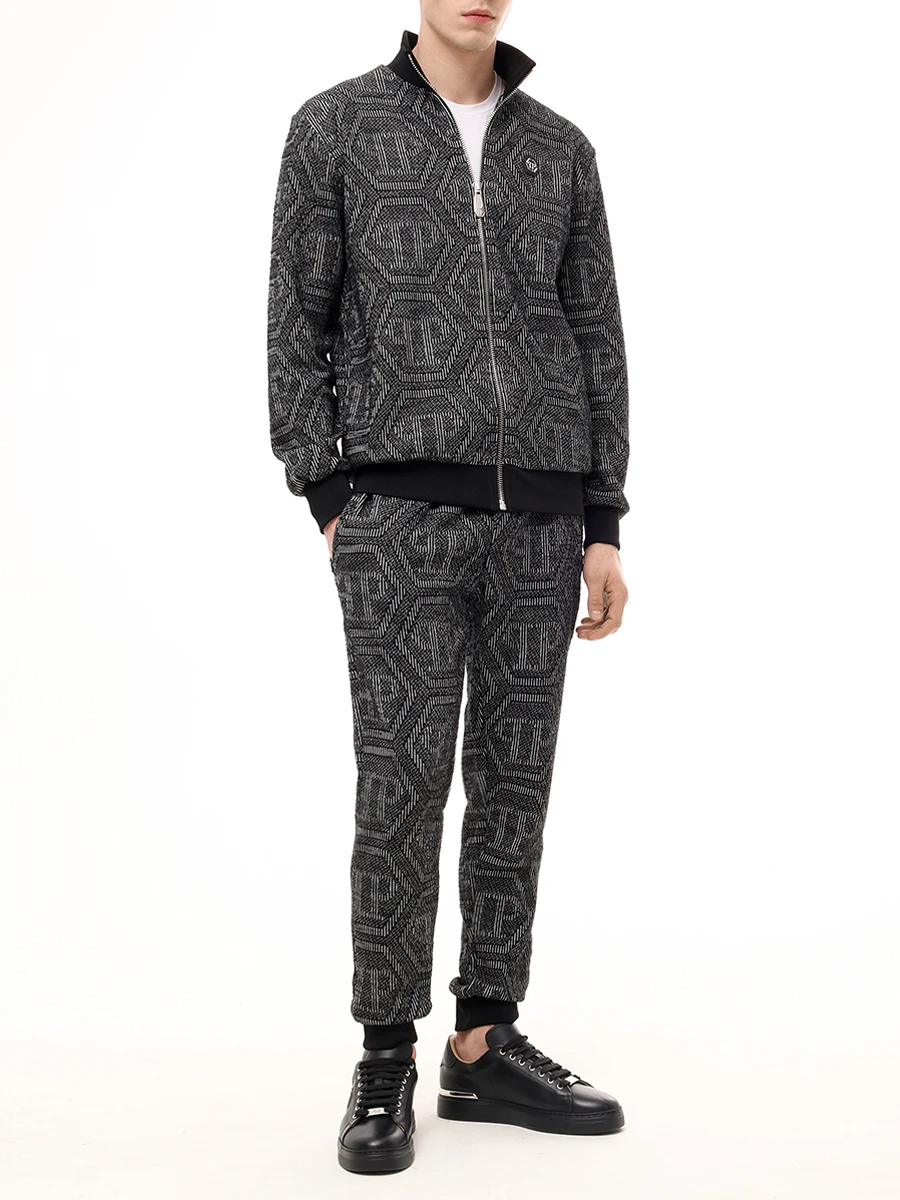 Костюм с принтом PHILIPP PLEIN MJB3638/MJT2529 02 Черный  Фото 2