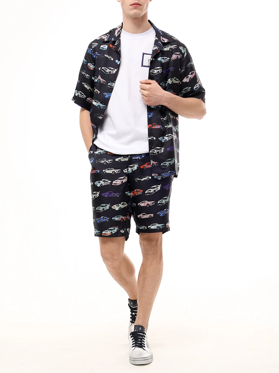 Костюм шелковый PHILIPP PLEIN MRP2354/MRT1463 0221 Черный  Фото 2