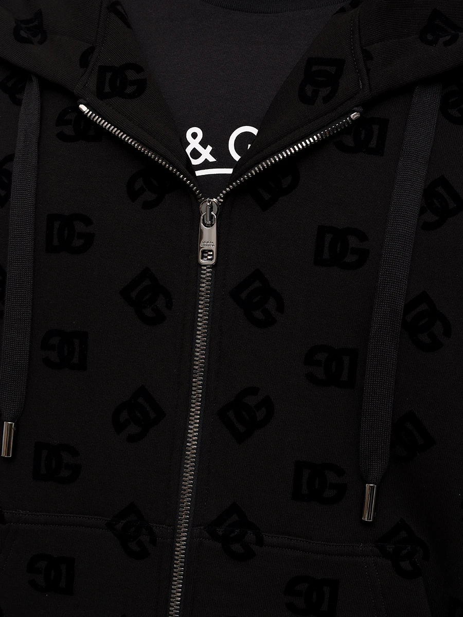 Костюм хлопковый DOLCE & GABBANA G9AIYTG7NWD/GV2VHTG7NWD N0000 Черный  Фото 5