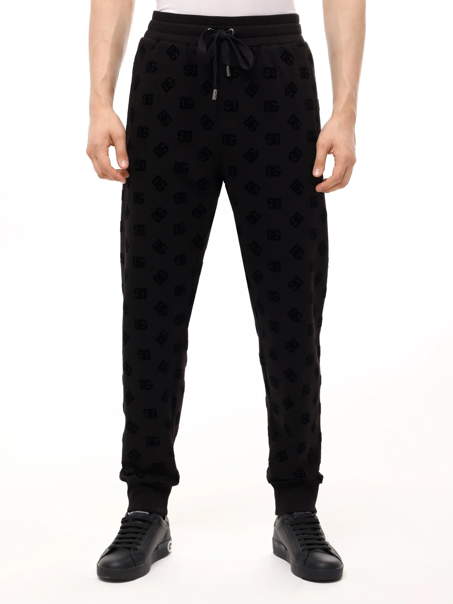 Костюм хлопковый DOLCE & GABBANA G9AIYTG7NWD/GV2VHTG7NWD N0000 Черный  Фото 8