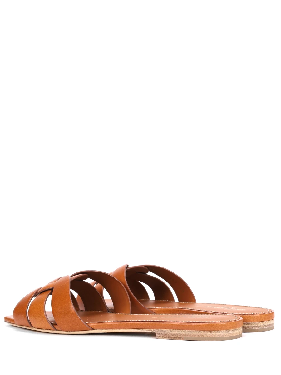 

Шлепанцы кожаные Nu Pieds, Рыжий, 571952-BDA00-2206