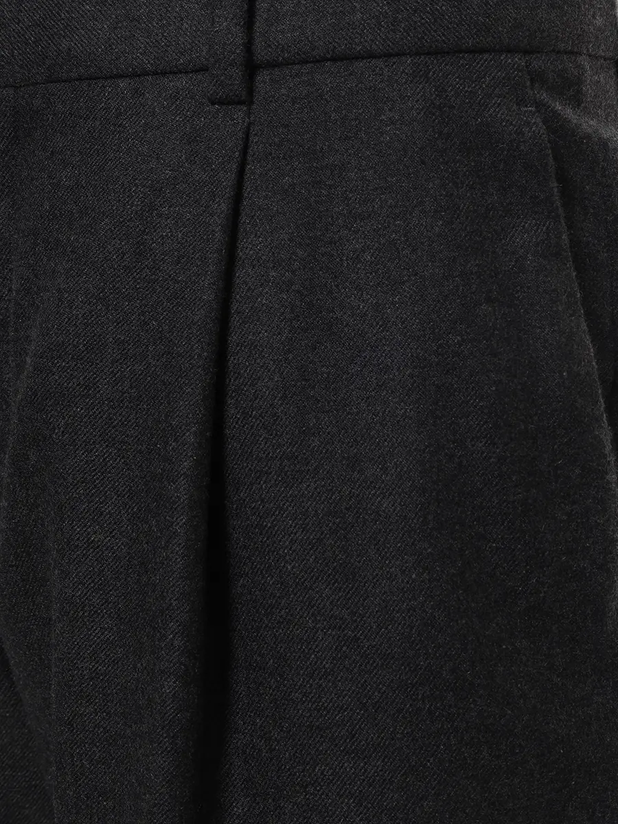 Брюки хлопковые SAINT LAURENT 796137-Y2H70-1635 Черный  Фото 3