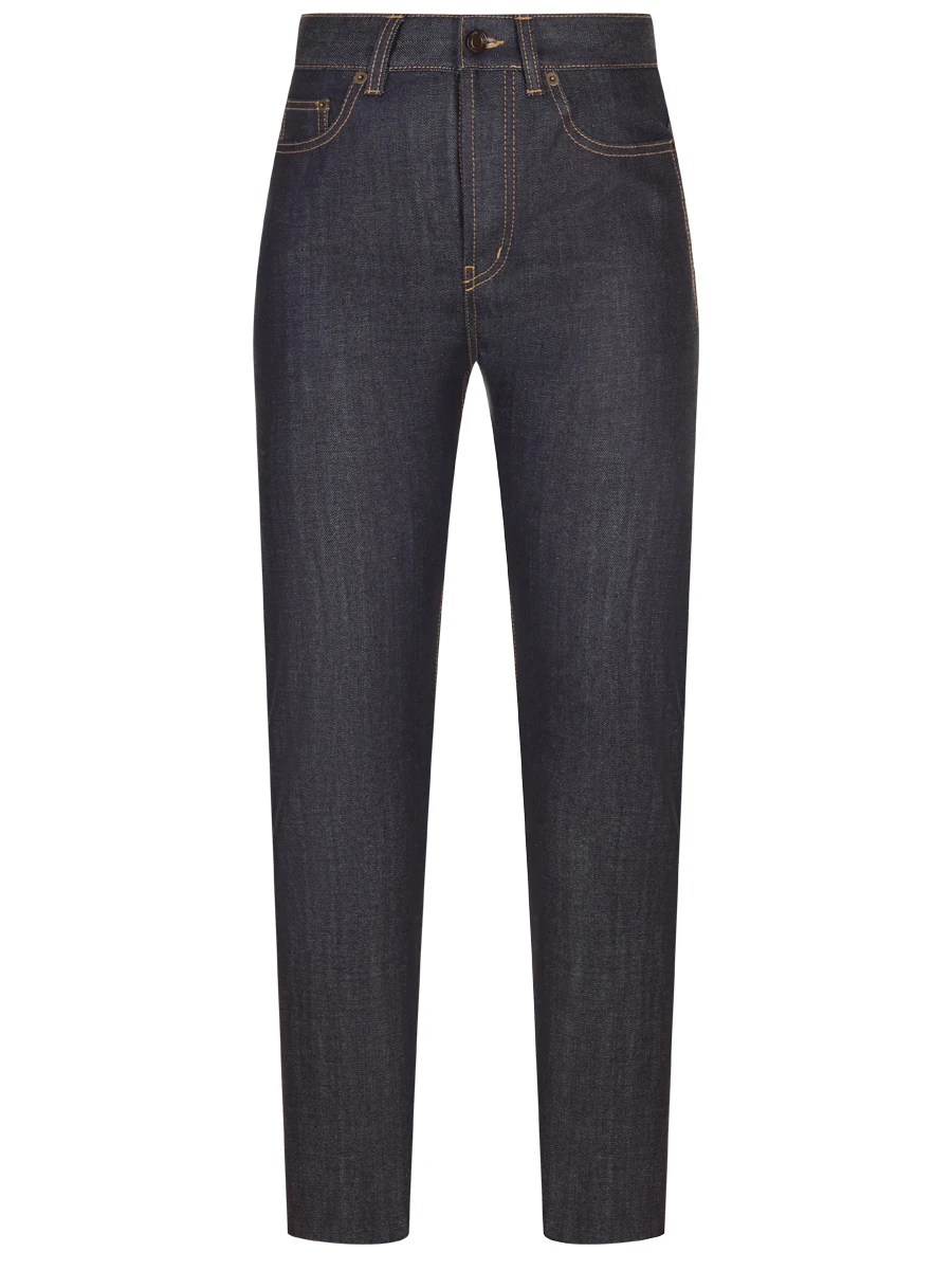 Джинсы хлопковые SAINT LAURENT 807142-Y23HA-4020 Синий 
