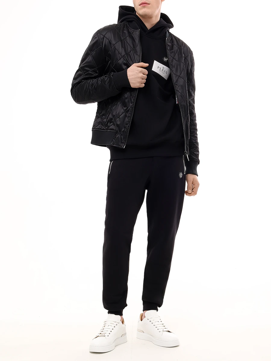 Костюм хлопковый PHILIPP PLEIN MJB3616/MJT2523 02 Черный  Фото 2