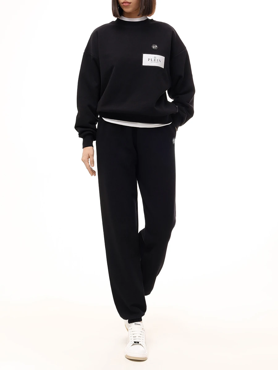 Костюм хлопковый PHILIPP PLEIN WJO1040/WJT2062 02 Черный  Фото 2