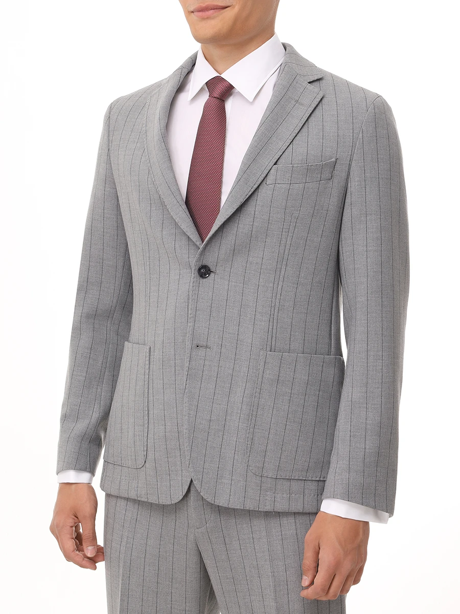 Костюм Slim Fit в полоску BOSS 50534970/50534997/030 Полоска  Фото 4