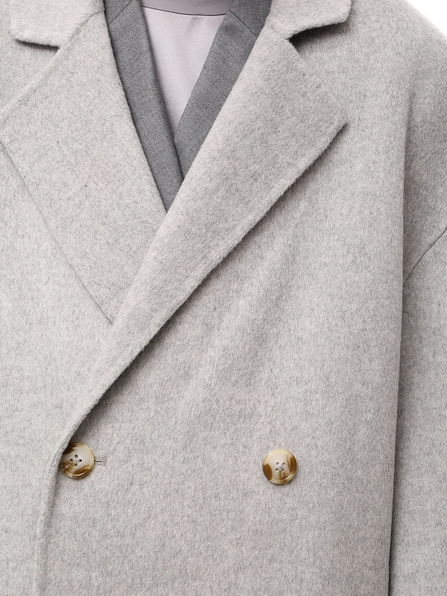 

Пальто шерстяное, Серый, BORNEO