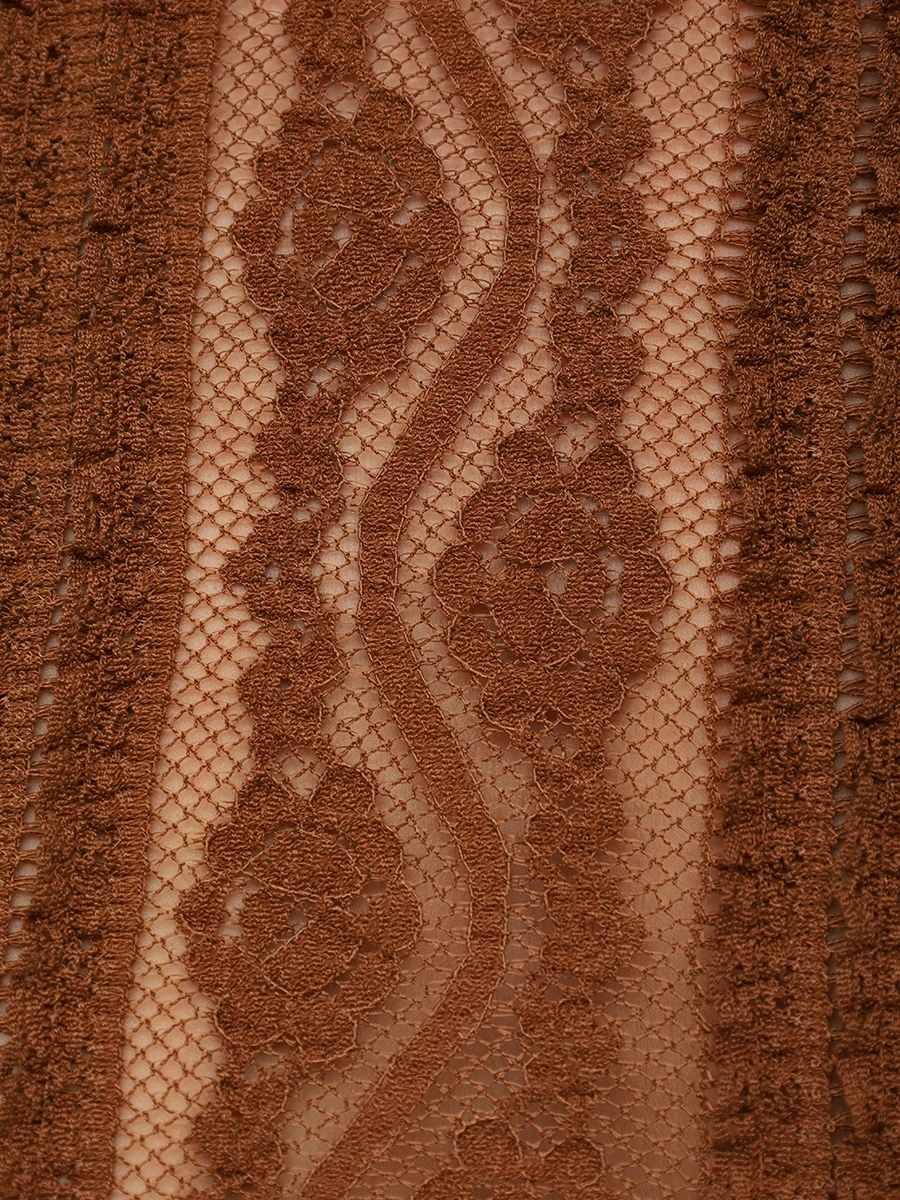 Топ хлопковый CHARO RUIZ 255101 Коричневый  Фото 6