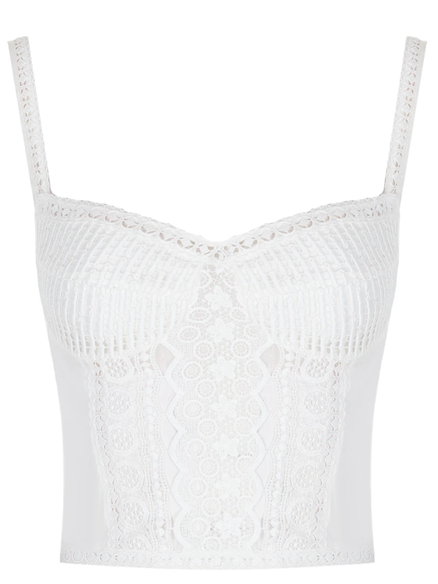 Топ хлопковый CHARO RUIZ 256102 Белый 