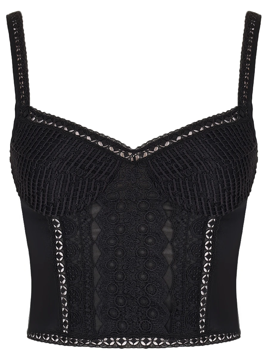 Топ хлопковый CHARO RUIZ 256102 Черный 