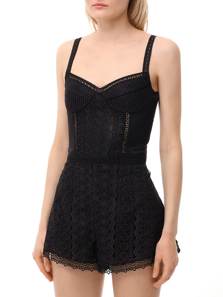 Топ хлопковый CHARO RUIZ 256102 Черный  Фото 4