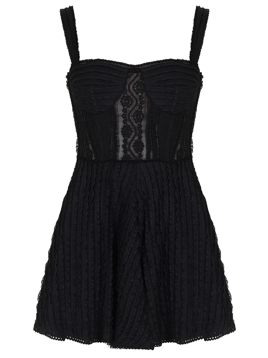 Платье хлопковое CHARO RUIZ 255601 Черный 