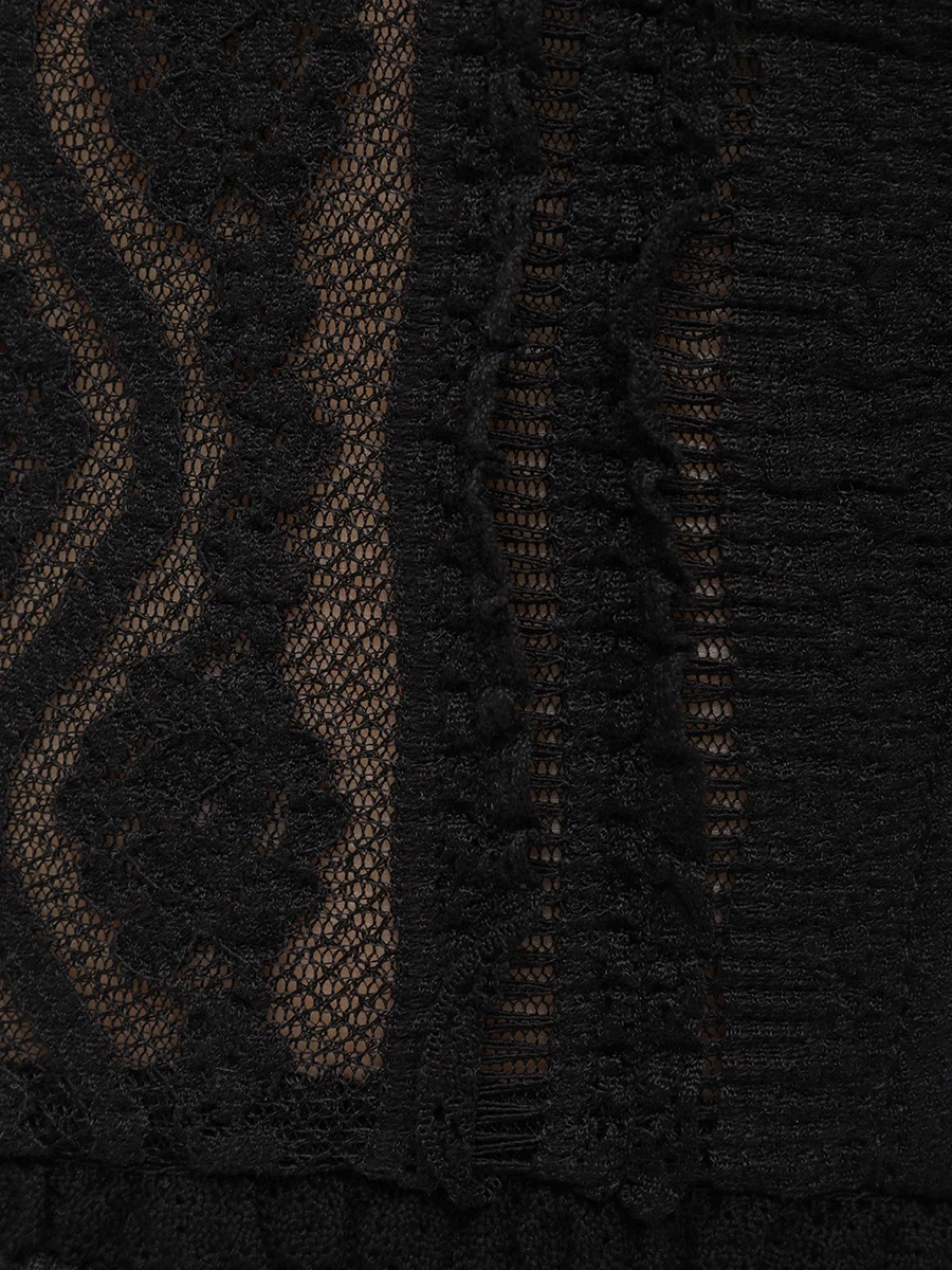 Платье хлопковое CHARO RUIZ 255601 Черный  Фото 6