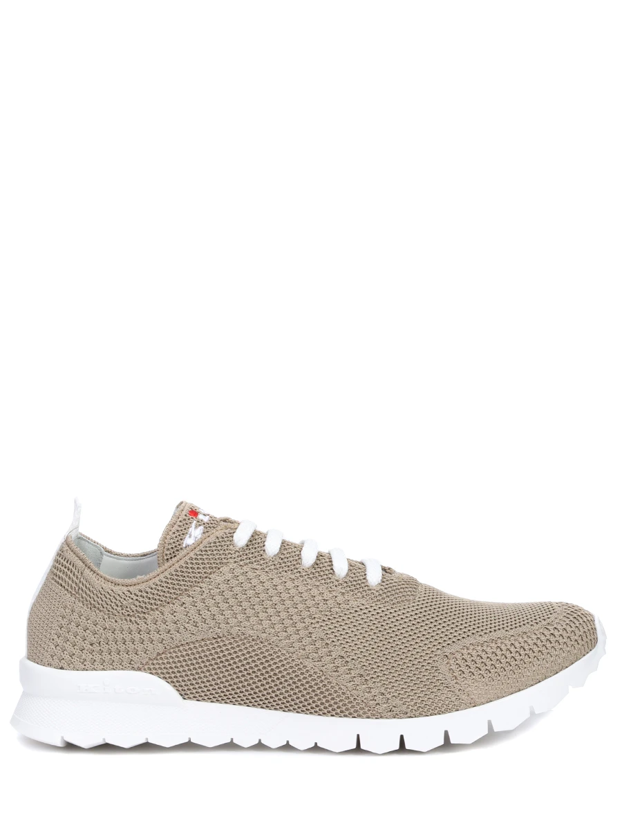 Кроссовки текстильные KITON USSFITSN08093600 Бежевый 