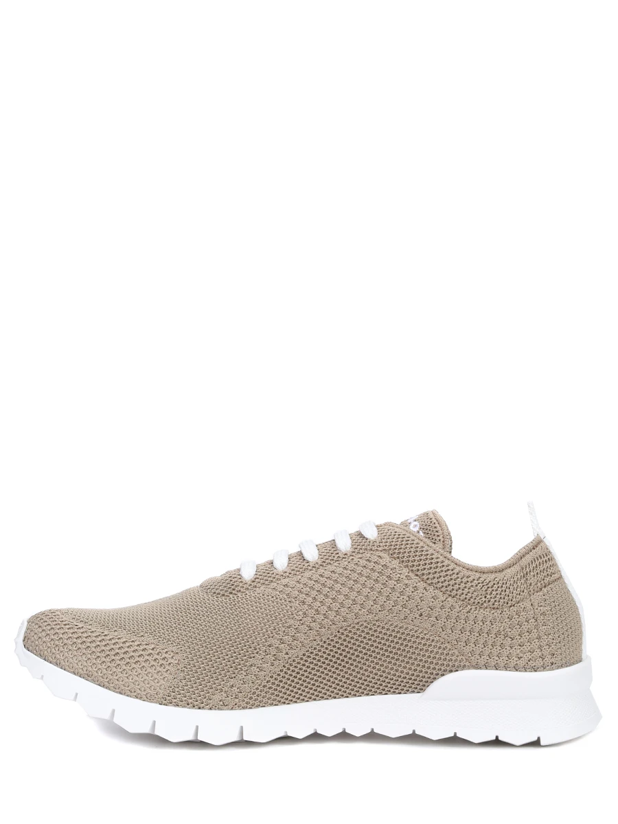 Кроссовки текстильные KITON USSFITSN08093600 Бежевый  Фото 3