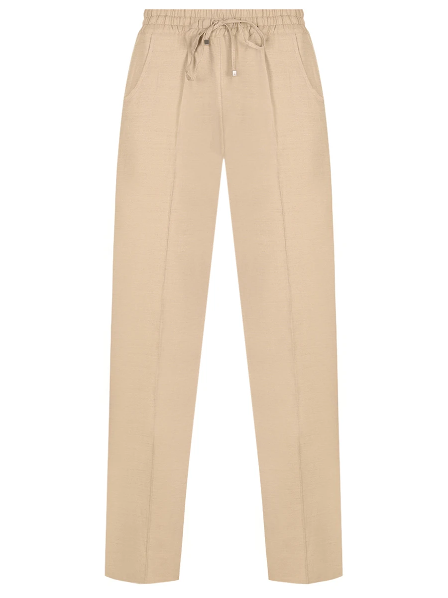 Брюки льняные KITON D48122K09T8402000 Бежевый 